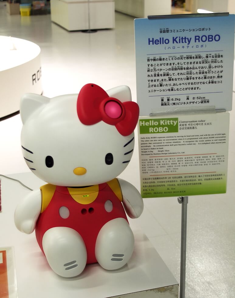 Hello-Kitty robot z opcją 20 000 wzorów konwersacji