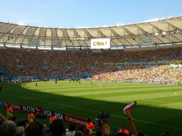 Mecz podczas Mundialu w 2014r.