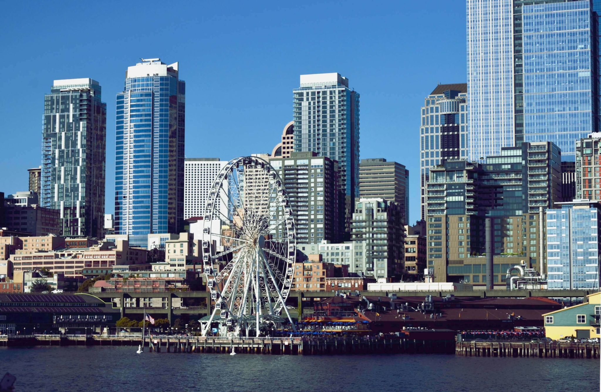 Seattle - panorama od strony-morza